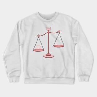 Libra (Baby Pink) Crewneck Sweatshirt